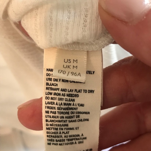 Free People Cream Embellished Blouse - Picture 6 of 7